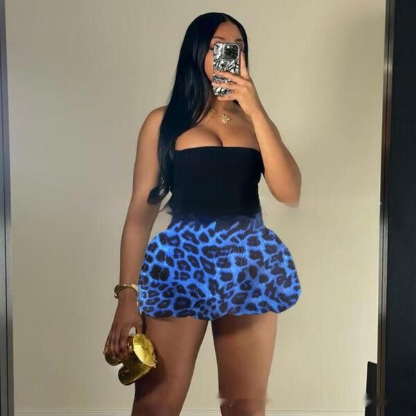 Women Clothing New Leopard Print Printed All-matching Skirt - Image 7