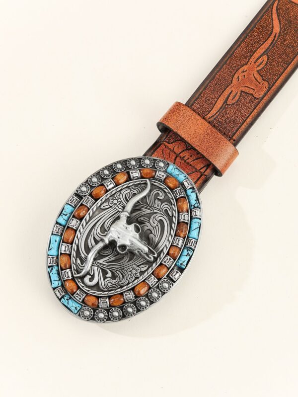Western Denim Vintage Belt Belt European And American - Image 5
