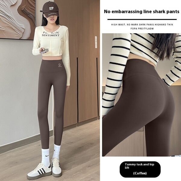 No Embarrassment Line Shark Skinny Yoga Pants - Image 9