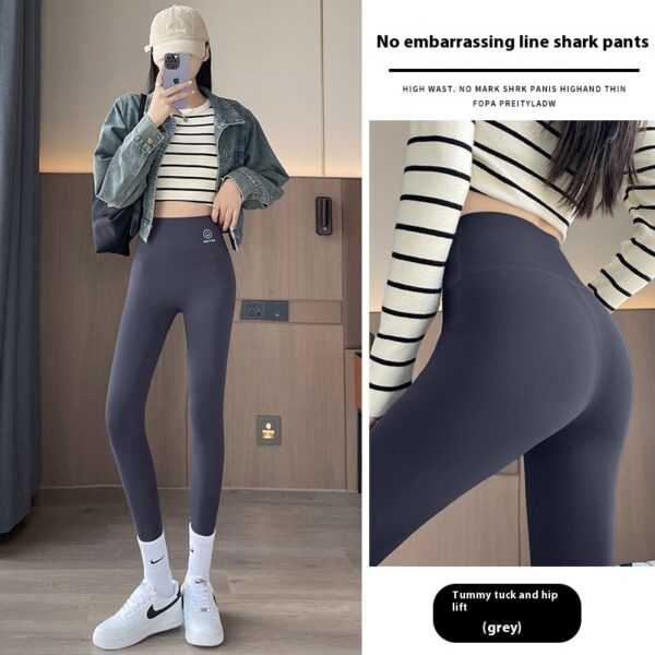 No Embarrassment Line Shark Skinny Yoga Pants - Image 10