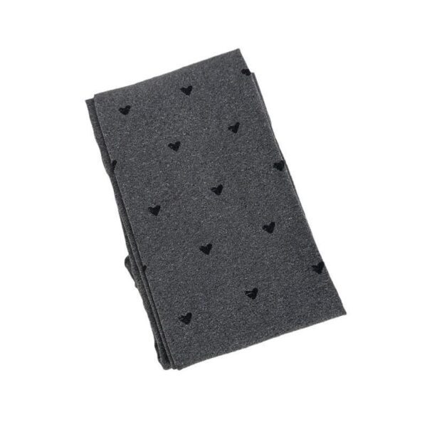 Pantyhose Hearts Polka Dot Jacquard Gray Stockings - Image 6