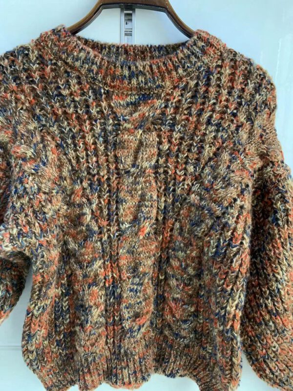 Autumn And Winter New Women's Wool Turtleneck Pullover Twist Long Sleeve Loose Knitted Bottoming Shirt - Image 10