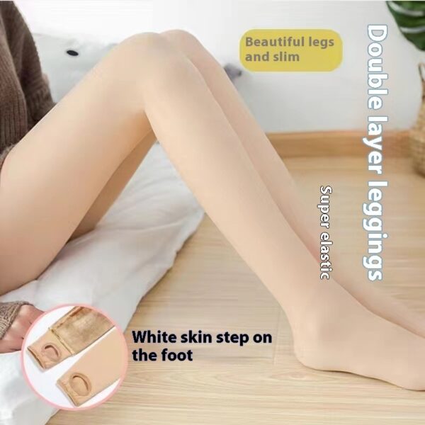 Women's Leggings Fall And Winter Outer Wear Double Layer - Image 9