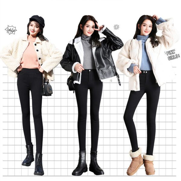 Black Magical Leggings Women's Outer Wear Ankle Tight High Waist Slimming - Image 2