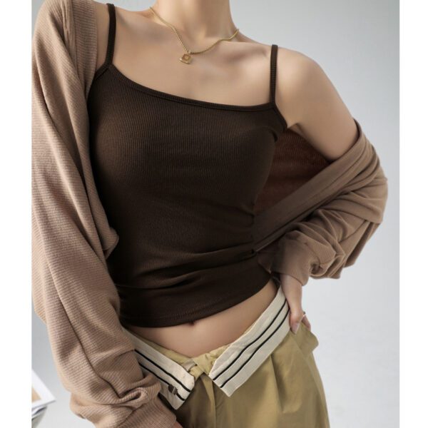 Inner Cover Supernumerary Breast Thread Can Be Outerwear Top - Image 7