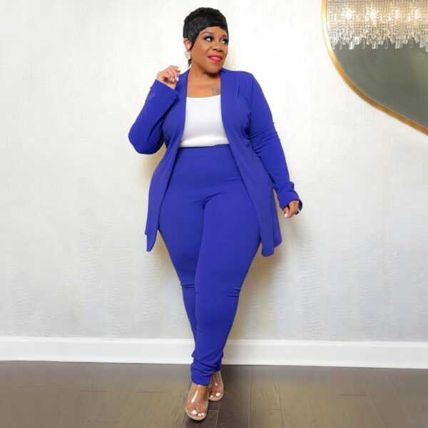 Fashion Temperament Professional Casual Long Sleeve Pants Small Suit Two-piece Suit