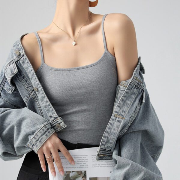 Inner Cover Supernumerary Breast Thread Can Be Outerwear Top