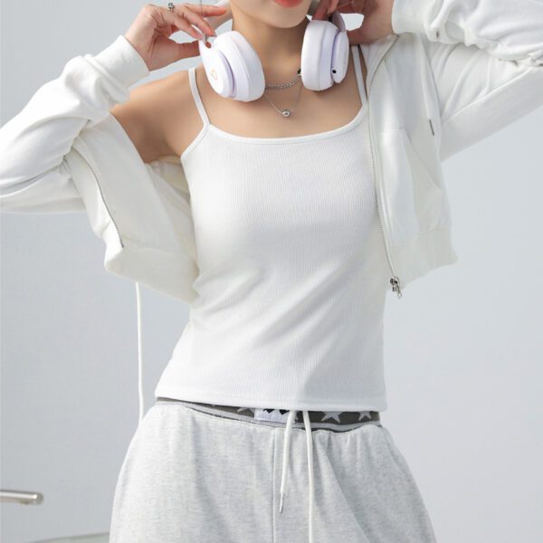 Inner Cover Supernumerary Breast Thread Can Be Outerwear Top - Image 6