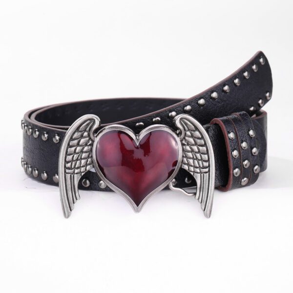 Fashion Personality Heart Wings Belt Ladies - Image 2