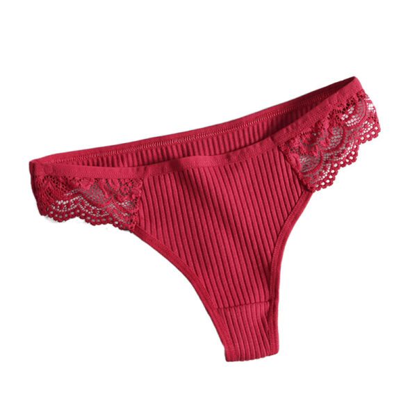 Underwear Low Waist Full Cotton Women's Lace - Image 5