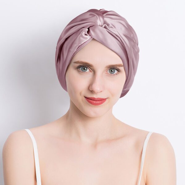Seamless Double-layer Cross Comfort Nightcap - Image 9