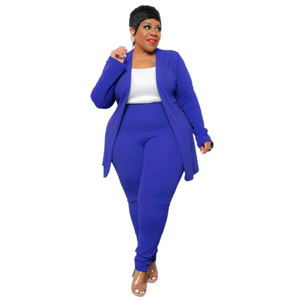 Fashion Temperament Professional Casual Long Sleeve Pants Small Suit Two-piece Suit - Image 6