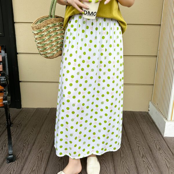 Women's Loose Sweet Cotton Silk Skirt - Image 2