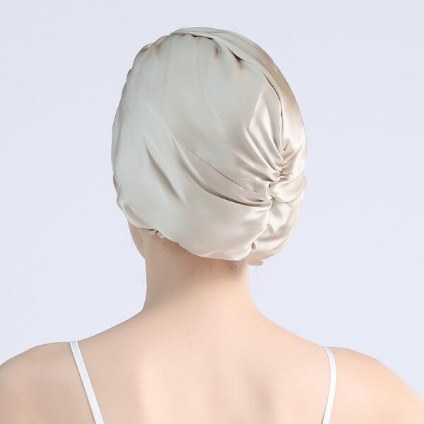 Seamless Double-layer Cross Comfort Nightcap - Image 4