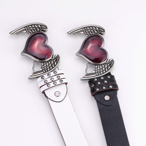 Fashion Personality Heart Wings Belt Ladies - Image 5