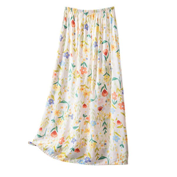 Women's Loose Sweet Cotton Silk Skirt - Image 5
