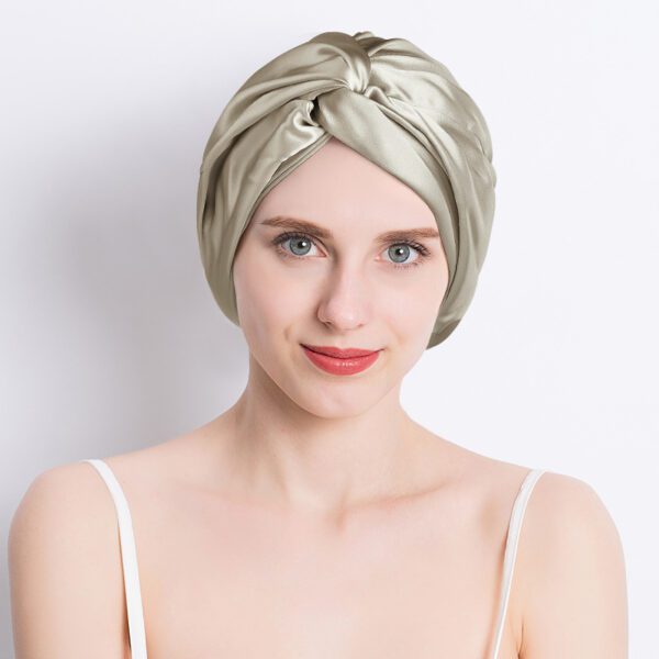 Seamless Double-layer Cross Comfort Nightcap - Image 8