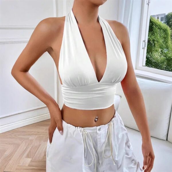 Women's Fashion Summer Backless Hollow-out Top - Image 2