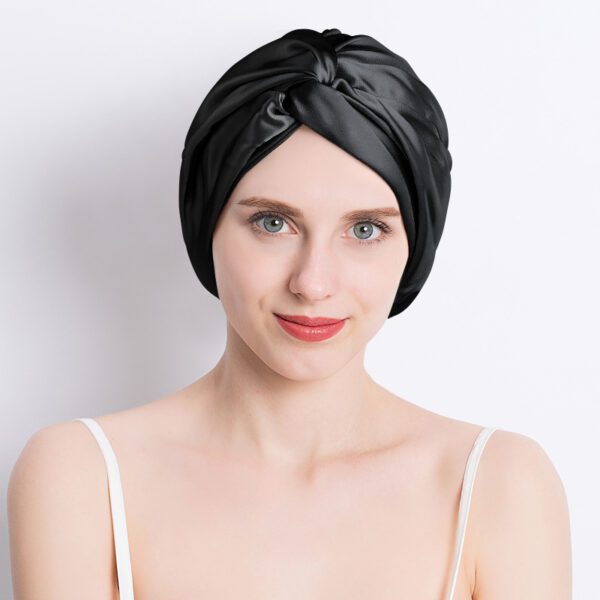 Seamless Double-layer Cross Comfort Nightcap - Image 3
