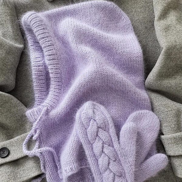 Autumn And Winter Fashion Warm Scarf Neck Protection Integrated Woolen Knitted Hat - Image 7