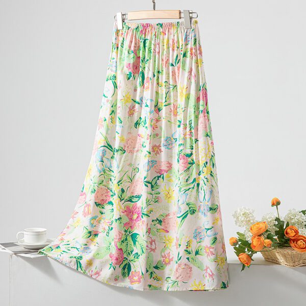 Women's Loose Sweet Cotton Silk Skirt - Image 10