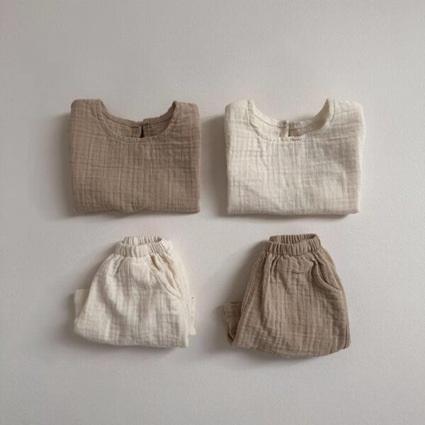 Breathable Vest Shorts Set All-matching Comfortable Children - Image 4