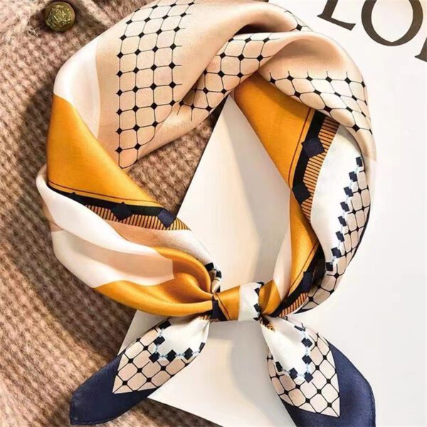 Crepe Satin Scarf For Women - Image 8
