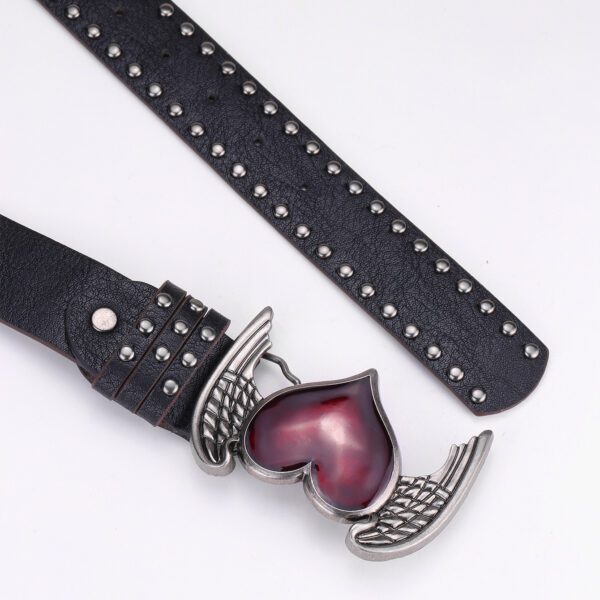 Fashion Personality Heart Wings Belt Ladies - Image 6