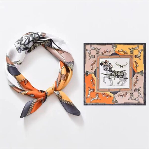 Crepe Satin Scarf For Women - Image 6