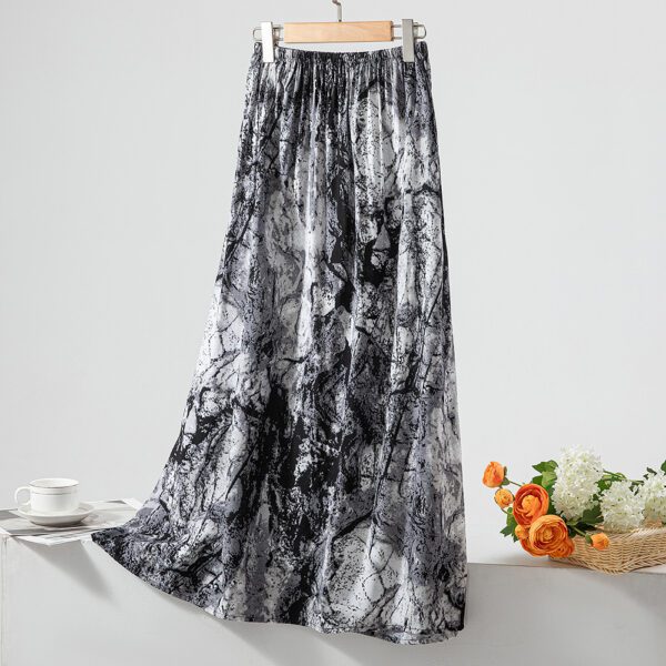 Women's Loose Sweet Cotton Silk Skirt - Image 8