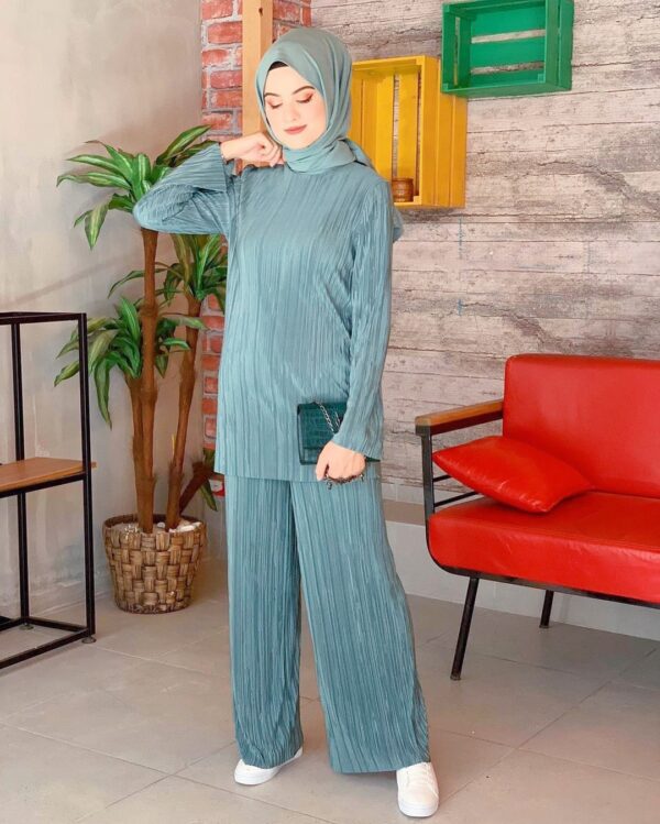 Ethnic Style Loose Casual Pleated Suit Southeast Asian Arab Women's Clothing - Image 9