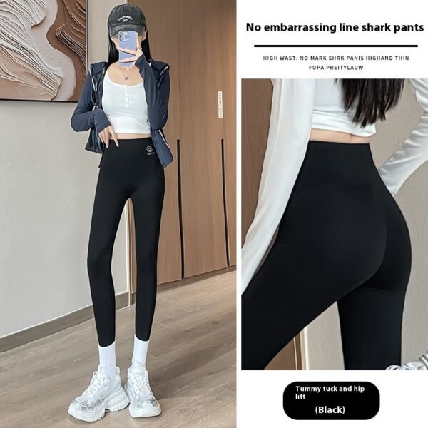 No Embarrassment Line Shark Skinny Yoga Pants - Image 8