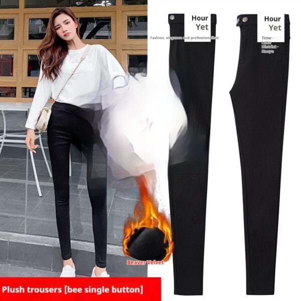 Black Magical Leggings Women's Outer Wear Ankle Tight High Waist Slimming - Image 10