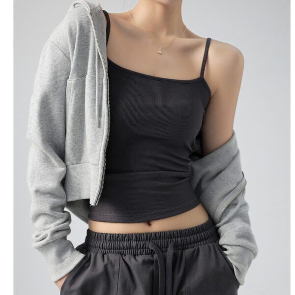 Inner Cover Supernumerary Breast Thread Can Be Outerwear Top - Image 10